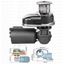 WINDLASS VERTICAL 1500W 24V C/C