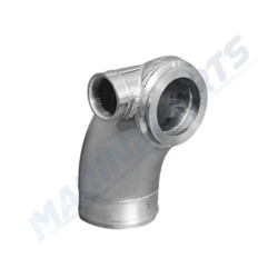 Väljalaske põlv (roostevabast terasest) Volvo Penta TAMD61-63-71-72-73-74-103 & D5-7 jaoks