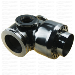 Väljalaske põlv (roostevabast terasest) Volvo Penta D4 & D6 jaoks