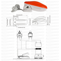 Pilsipumba lüliti 12 V, 24 V, 32 V