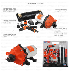 Tekipesupumba komplekt 24 V 5,0 GPM