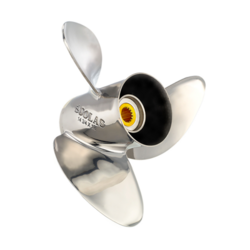 Roostevabast terasest 3 labaga sõukruvi 14,5" x 23" 3.0-8.2 L (L)