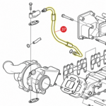 Turbon öljynsyöttöletku Volvo Penta D4 & D6